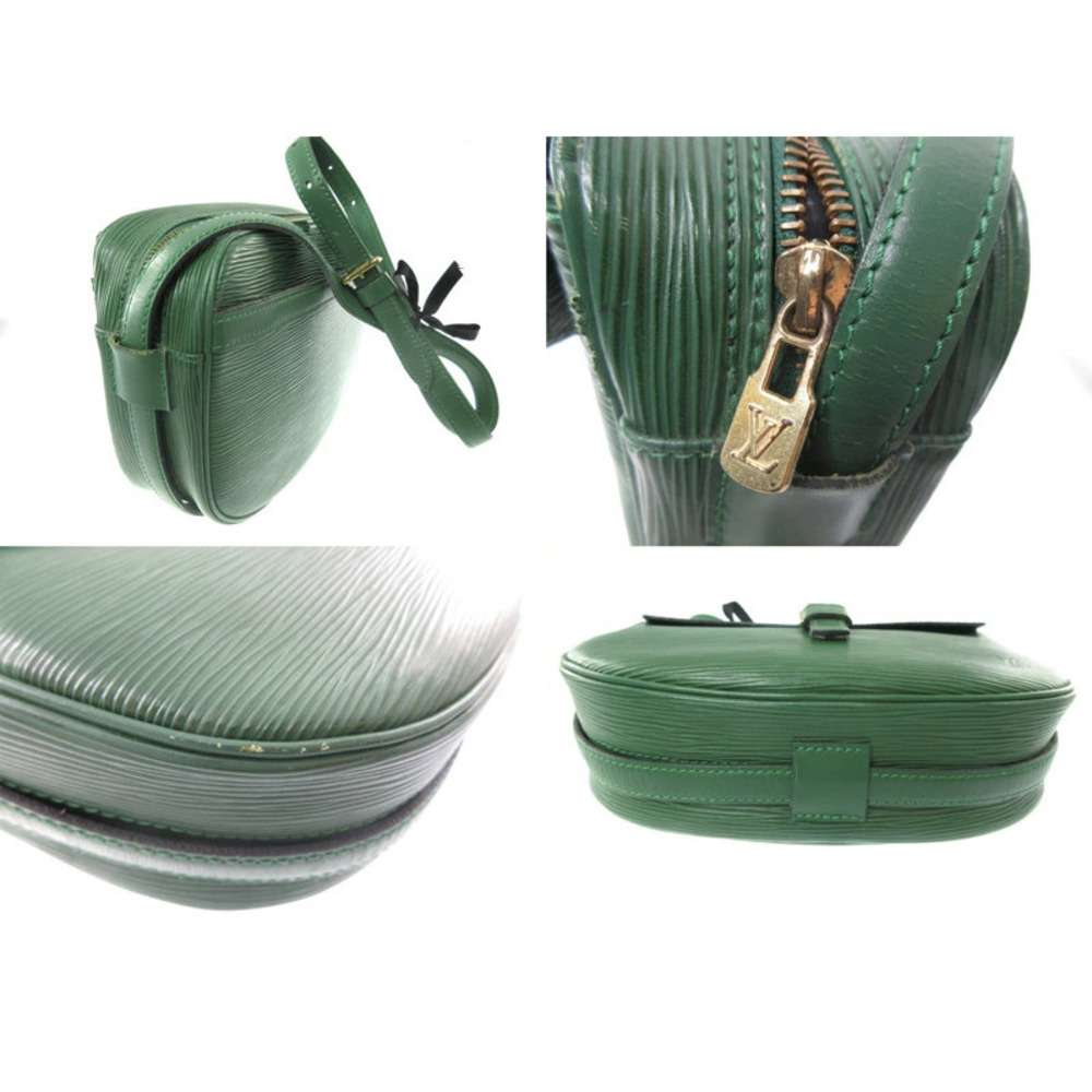 Louis Vuitton Bag Borneo Leather Jeune Fille Green Shoulder Epi